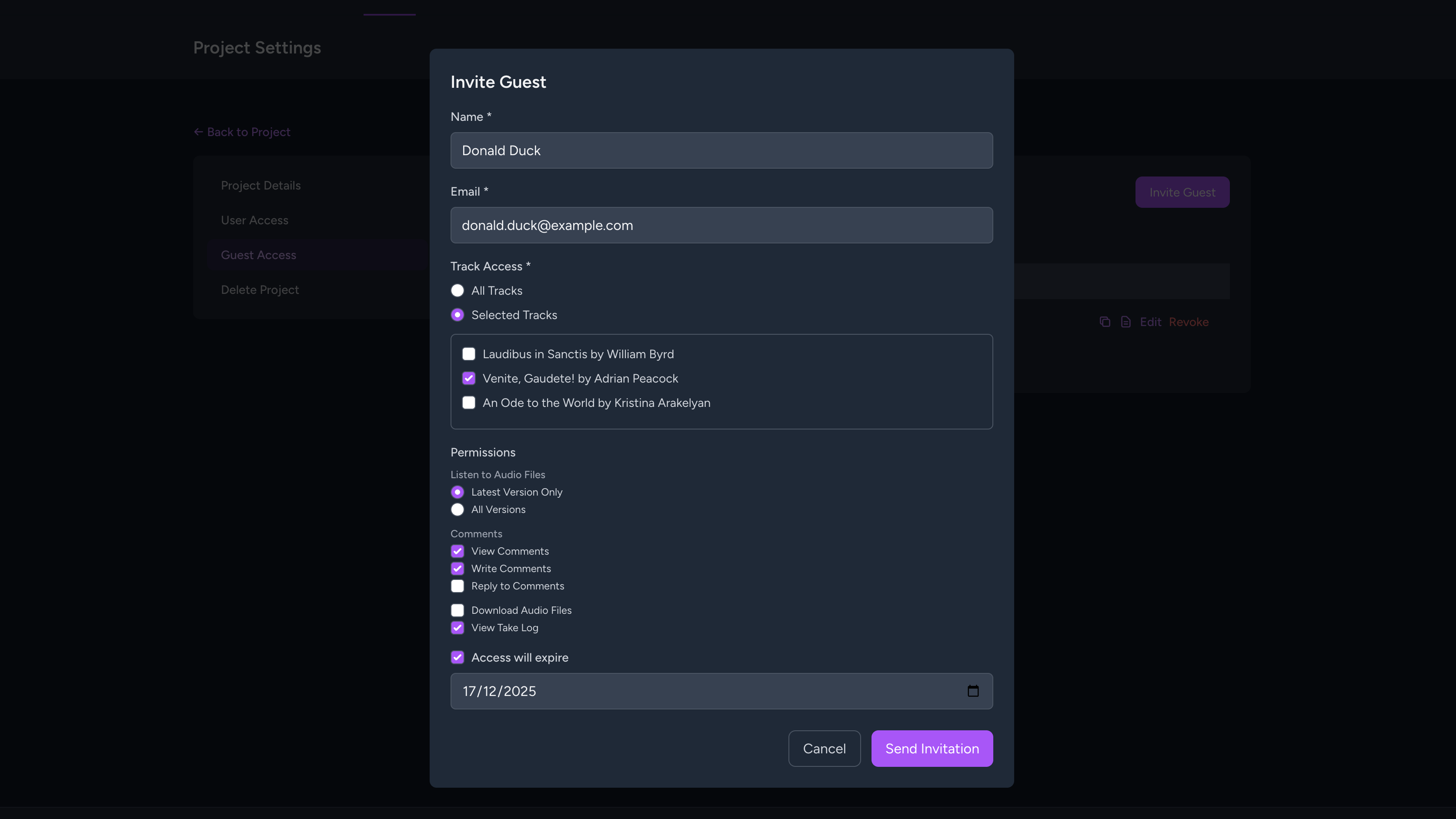 Precise Guest Access Control