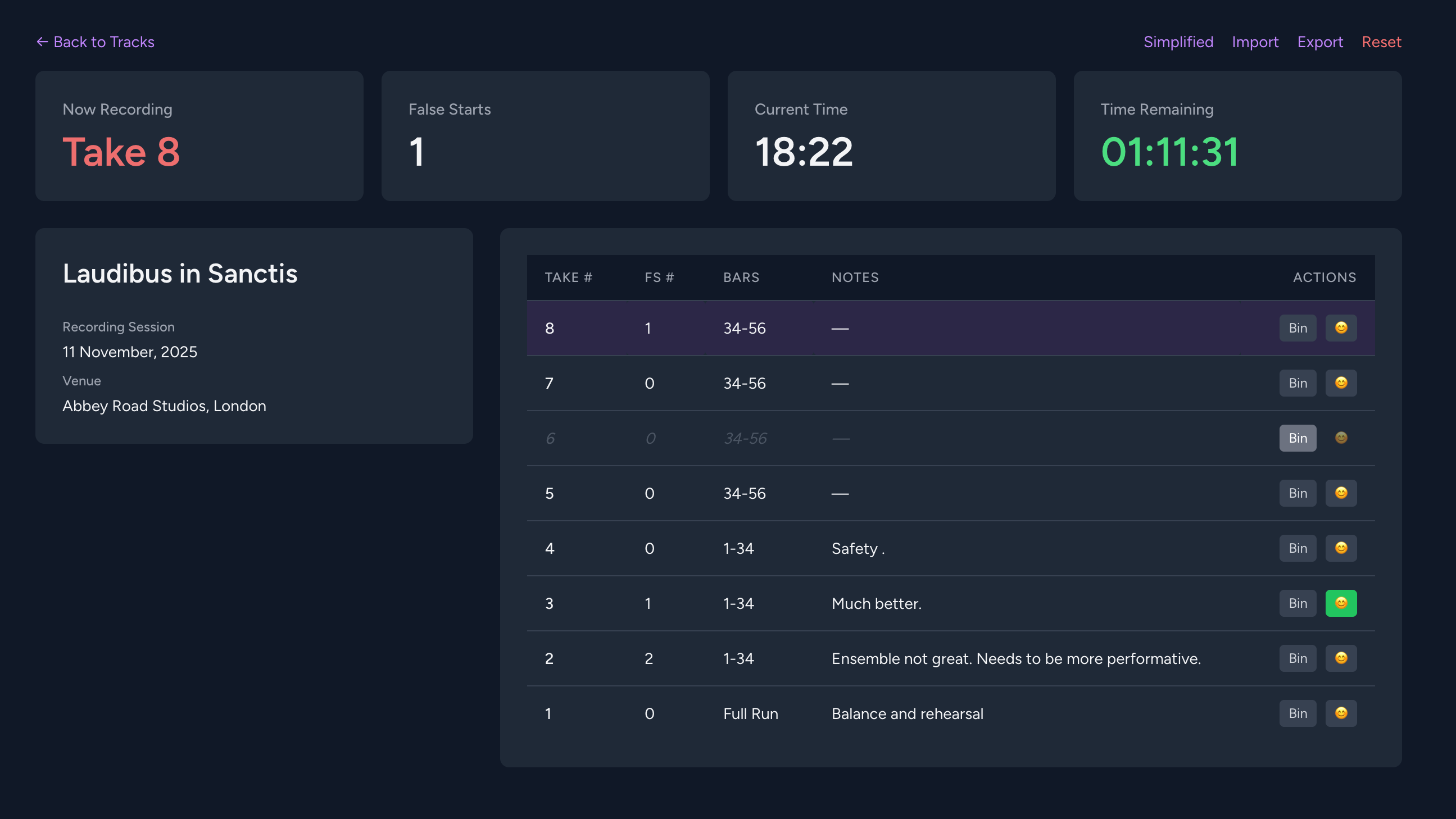 Take logger interface